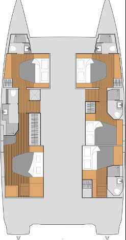 Alquiler Catamarán en Saint-Raphaël - Fountaine Pajot Aura 51