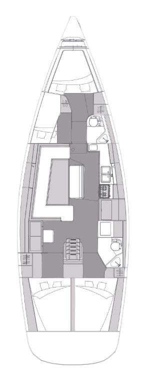 Alquiler de barcos Murter-Kornati barato de Impression 45.1