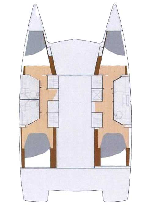 Alquiler de embarcaciones Fountaine Pajot Lucia 40 enGouviá en Samboat