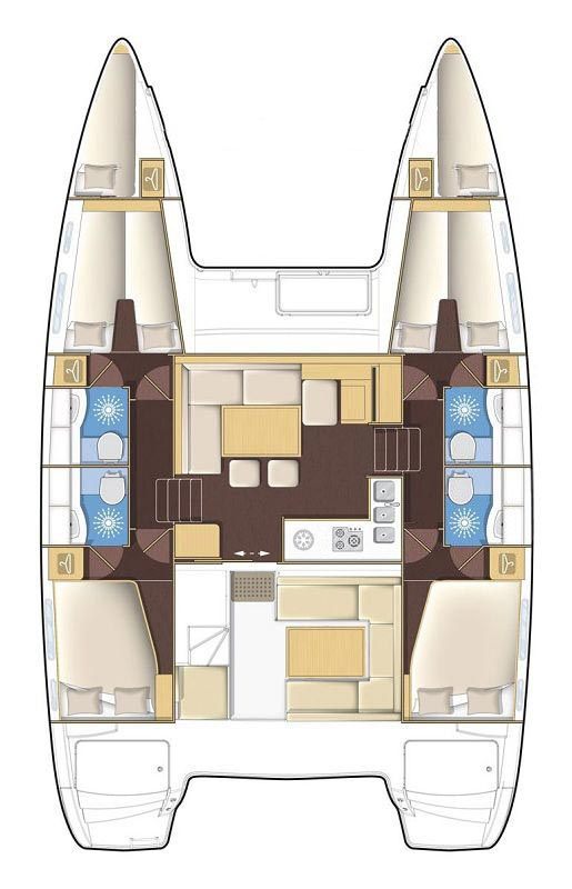 Alquiler Catamarán Lagoon con o sin  título de navegación