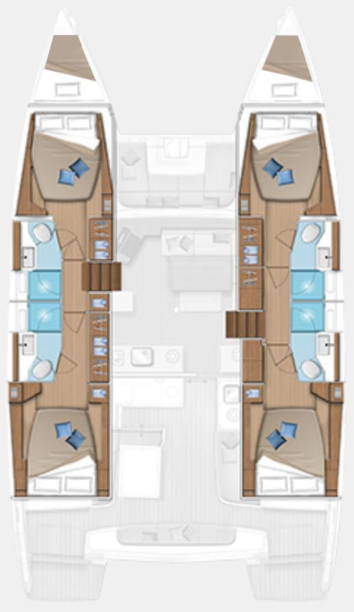 Alquiler Golfo Aranci - Lagoon Lagoon 46 en SamBoat