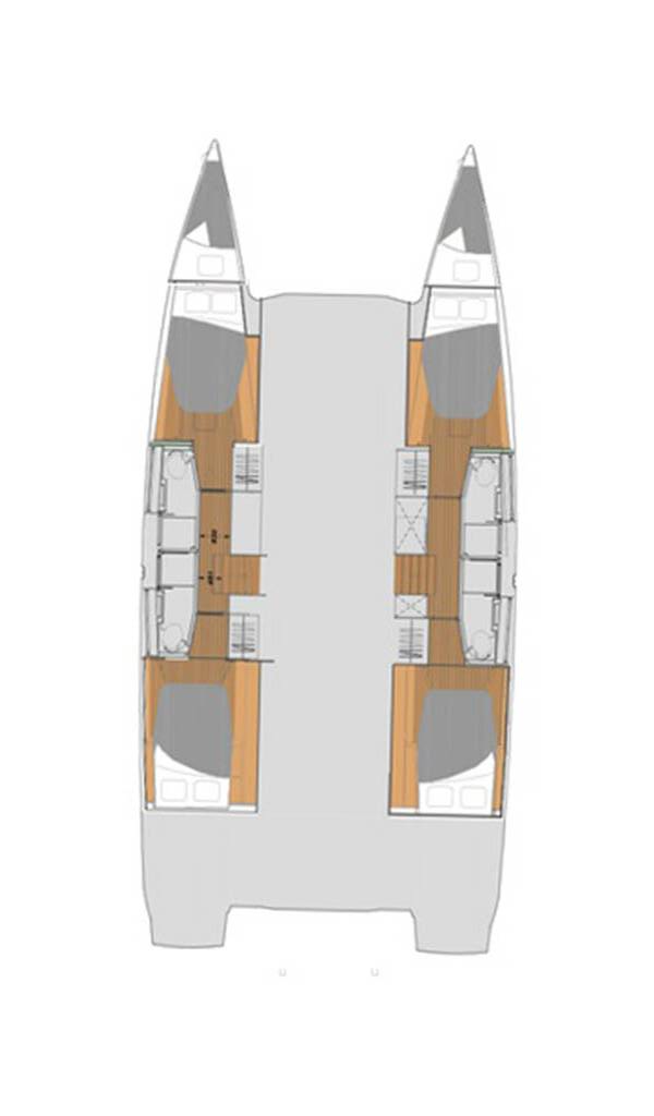 Alquiler Catamarán Fountaine Pajot con o sin  título de navegación