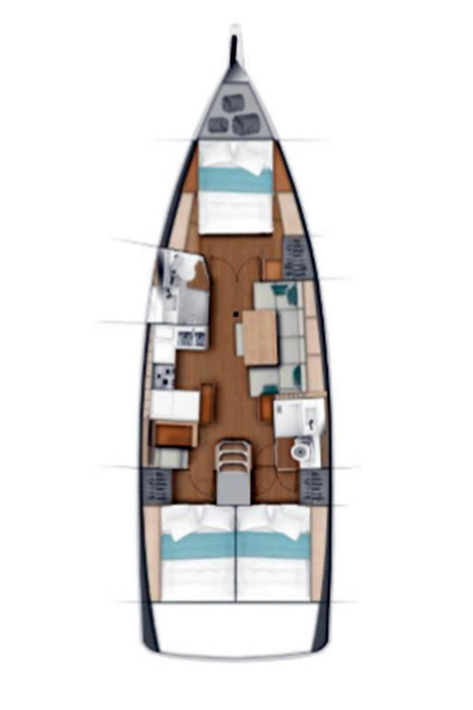 Alquiler de embarcaciones Jeanneau Sun Odyssey 440 enKomolac en Samboat