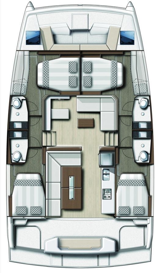Alquiler Catamarán en Lefkáda - Bali Bali Catspace Voile