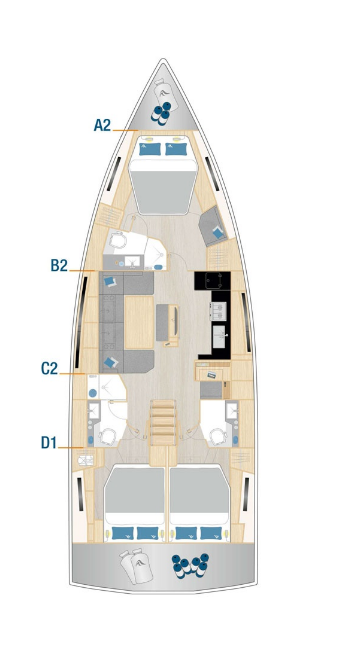 Hanse Hanse 460 de alquiler a Lefkáda