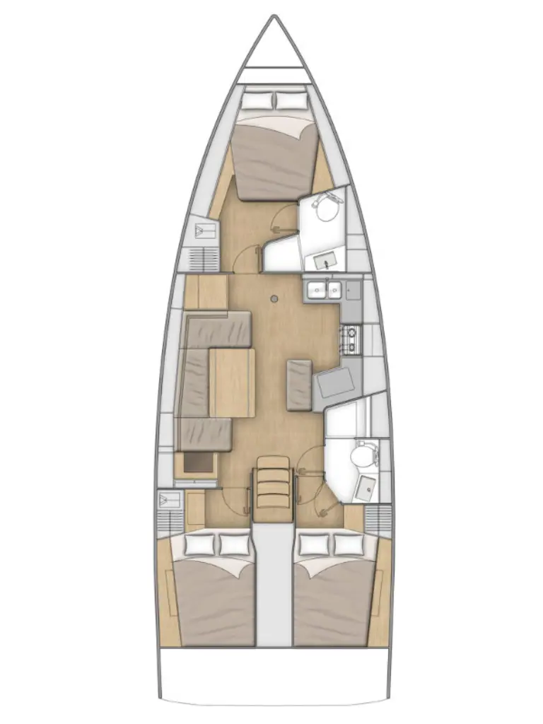 Alquiler de barcos Zadar barato de Oceanis 40.1