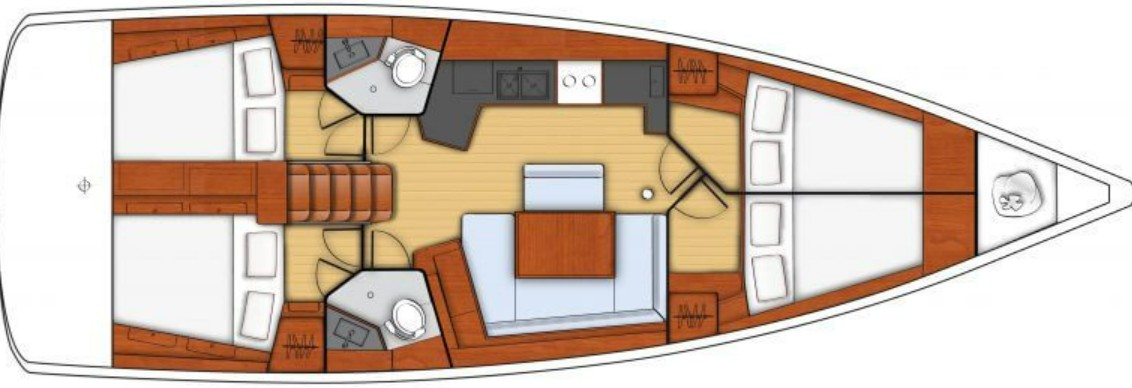 Alquiler de embarcaciones Bénéteau Oceanis 45 enPalero en Samboat