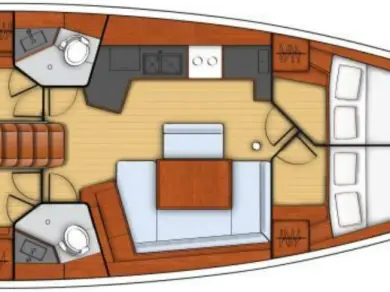 Alquiler de embarcaciones Bénéteau Oceanis 45 enPalero en Samboat