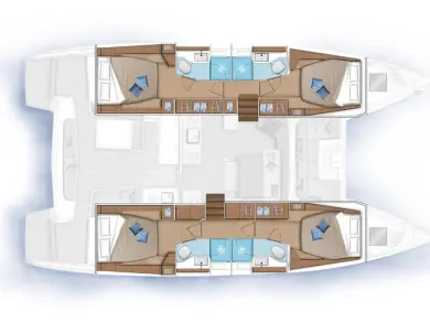 Alquiler de Catamarán, con o sin patrón Lagoon Primošten