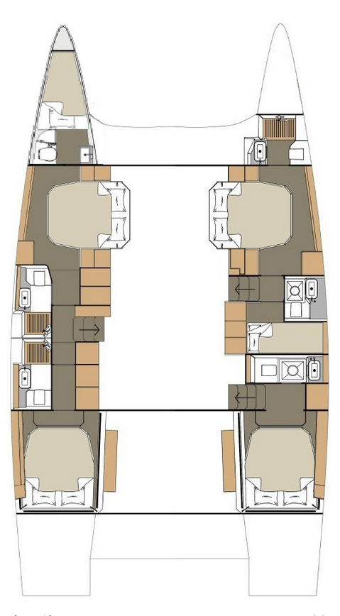 Alquiler Catamarán en Primošten - Dufour Dufour Catamarans 48 Sail