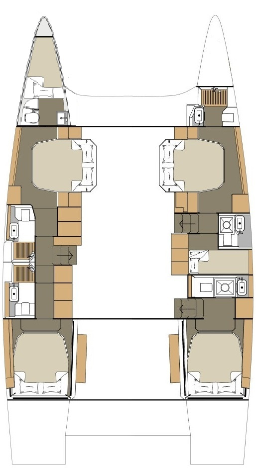 Alquiler de embarcaciones Dufour Dufour Catamarans 48 Sail enPrimošten en Samboat