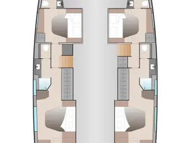 Alquiler Catamarán en Seget Donji - Fountaine Pajot Aura 51