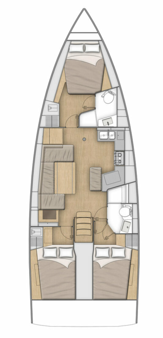 Alquiler de Bénéteau Oceanis 40.1 en Pomer