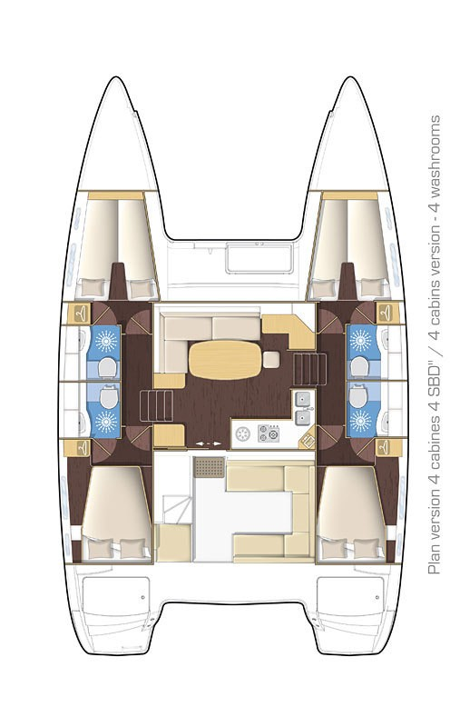 Alquiler de Catamarán, con o sin patrón Lagoon Turgutreis