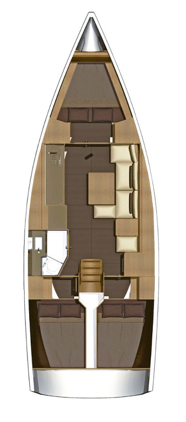 Alquiler Velero en Punat - Dufour Dufour 382 Grand Large