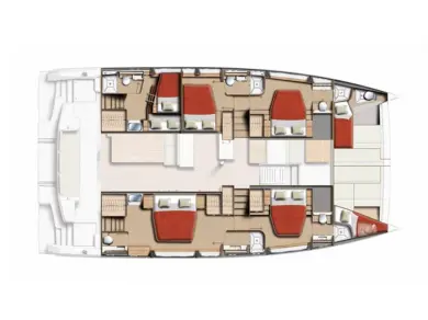 Alquiler de Bali Bali 5.2 - 5 + 2 cab. en Sukošan