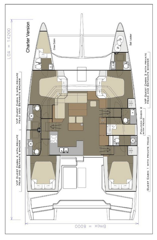 Alquiler de embarcaciones Dufour Dufour Catamarans 48 Sail enPirovac en Samboat