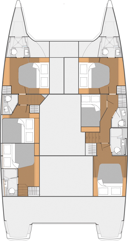 Alquiler de Catamarán, con o sin patrón Fountaine Pajot Trogir