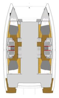 Alquiler Catamarán Fountaine Pajot con o sin  título de navegación