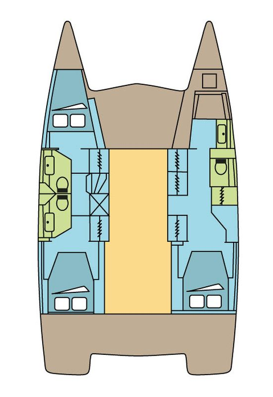 Alquiler Catamarán en Parham Town - Fountaine Pajot Isla 40