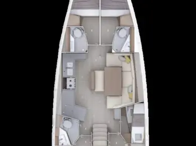 Alquiler Álimos - Bénéteau Oceanis 47 - 4 cab. en SamBoat