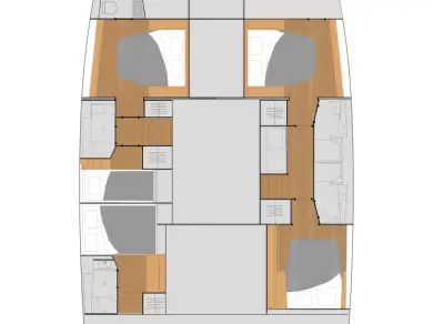Alquiler Catamarán Fountaine Pajot con o sin  título de navegación