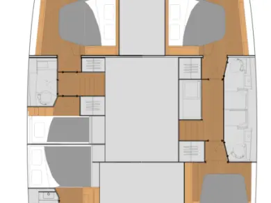 Alquiler Catamarán Fountaine Pajot con o sin  título de navegación