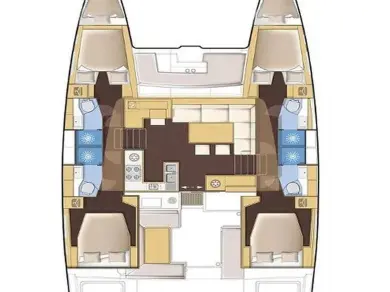 Alquiler de embarcaciones Lagoon Lagoon 410 S2 enFethiye en Samboat