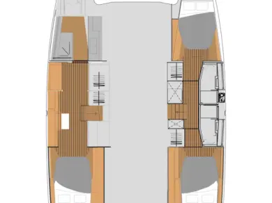 Alquiler de barcos Mai Khao barato de Fountaine Pajot Elba 45 - 3 + 2 cab.