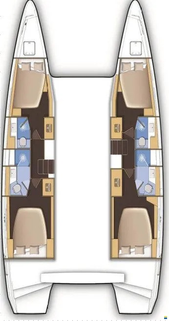 Alquiler de embarcaciones Lagoon Lagoon 42 enPrimošten en Samboat