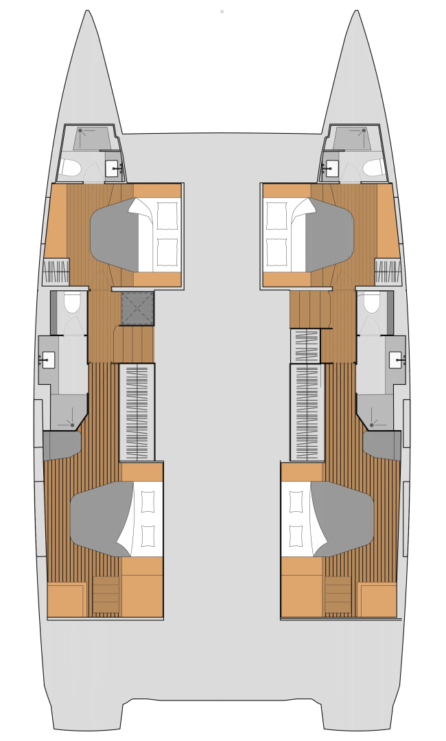 Alquiler Catamarán Fountaine Pajot con o sin  título de navegación