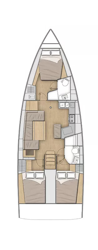 Alquiler de Bénéteau Oceanis 40.1 en Pomer