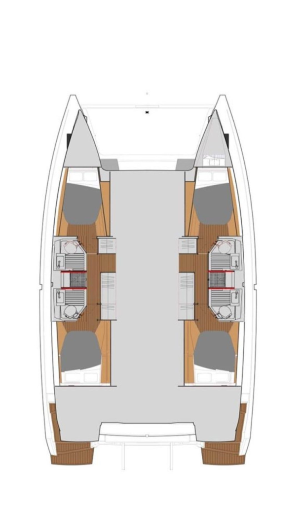 Alquiler de Fountaine Pajot Astrea 42 en Kotor