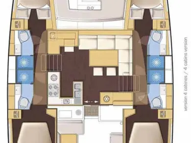 Alquiler Catamarán Lagoon con o sin  título de navegación