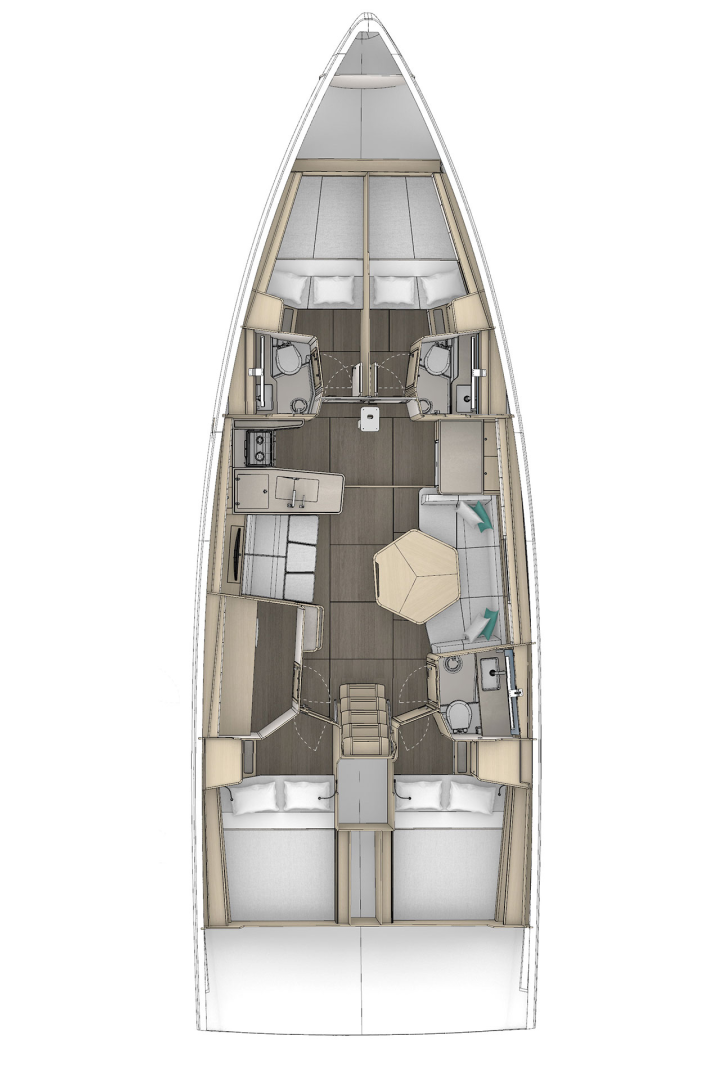 Alquiler de Dufour Dufour 48 en Procida