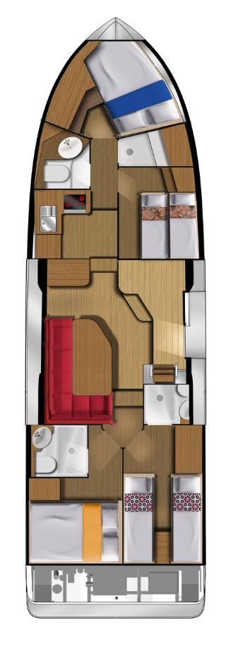 Alquiler de Houseboat Holidays Italia S.R.L. Minuetto 8 en Casale sul Sile