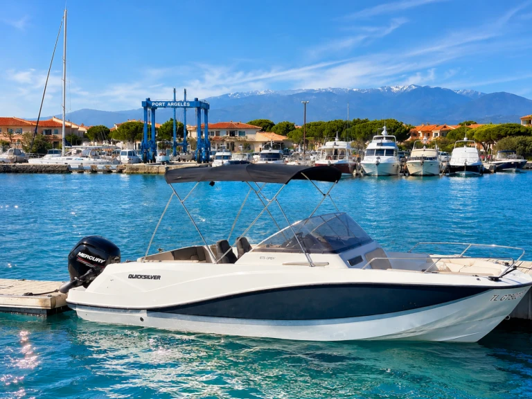 Alquiler de embarcaciones Quicksilver Activ 675 Open enArgelès-sur-Mer en Samboat