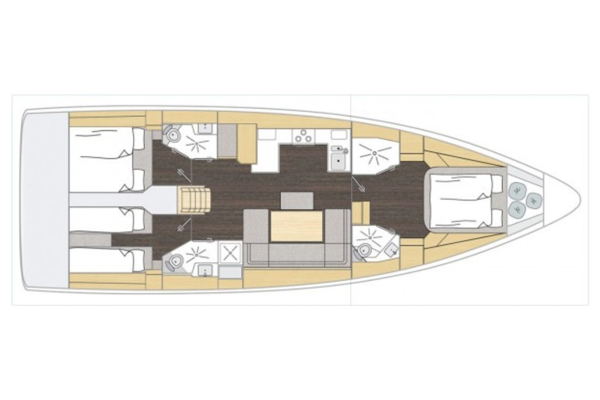 Alquiler de barcos Biograd na Moru barato de Bavaria C46
