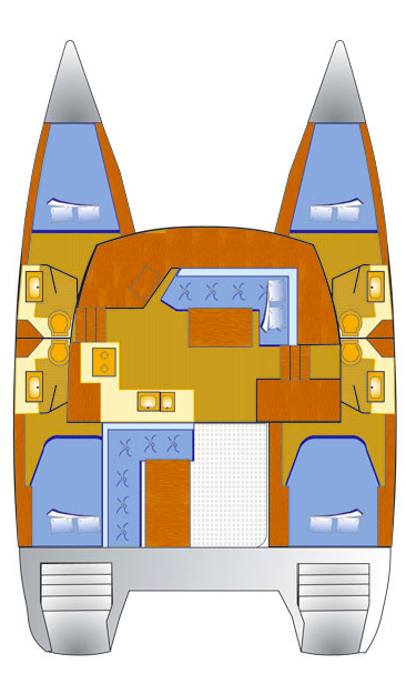 Alquiler de Catamarán, con o sin patrón Fountaine Pajot Punat