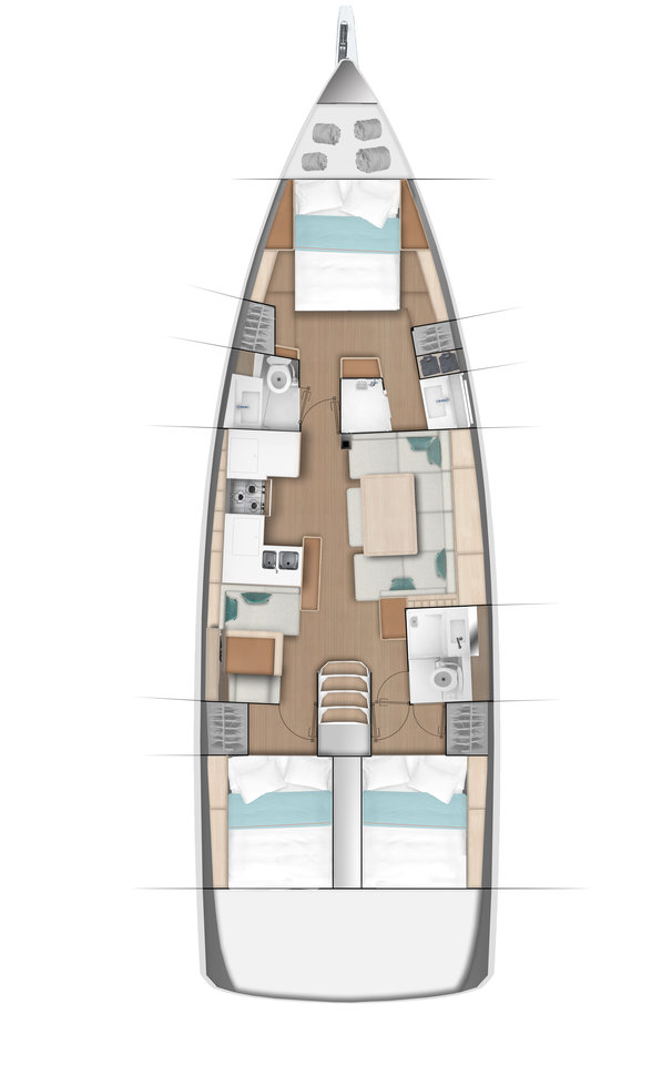Alquiler de Jeanneau Sun Odyssey 490 en Primošten