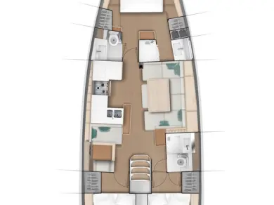 Alquiler de Jeanneau Sun Odyssey 490 en Primošten