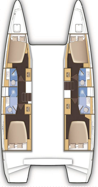 Alquiler de Catamarán, con o sin patrón Lagoon Sukošan