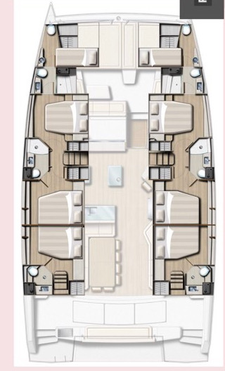 Alquiler Catamarán en Lefkáda - Bali Bali 5.4