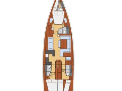 Alquiler Velero en Kaštela - Bénéteau Oceanis 60