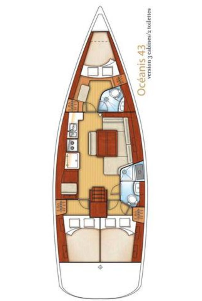 Alquiler de barcos Adaköy barato de Oceanis 43
