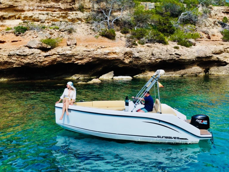 Silver Yacht 555 premium boat de alquiler a Sant Antoni de Portmany