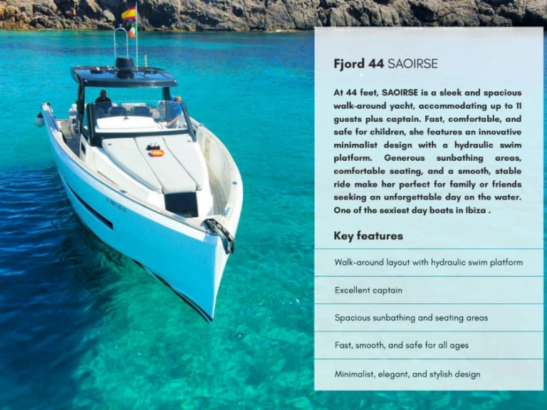 Alquiler Santa Eulària des Riu - Fjord Fjord 44 Open en SamBoat