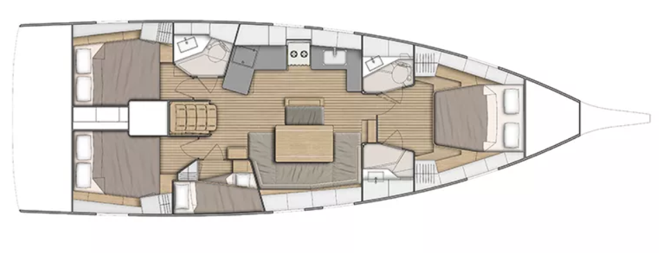 Alquiler de embarcaciones Bénéteau Oceanis 46.1 enArzon en Samboat
