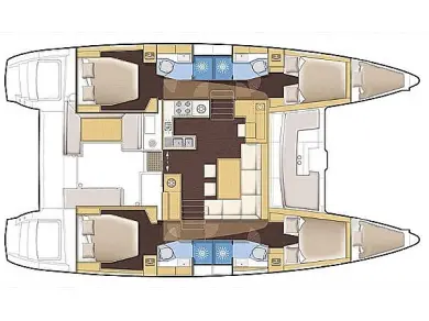 Alquiler de Lagoon Lagoon 450 F en Álimos