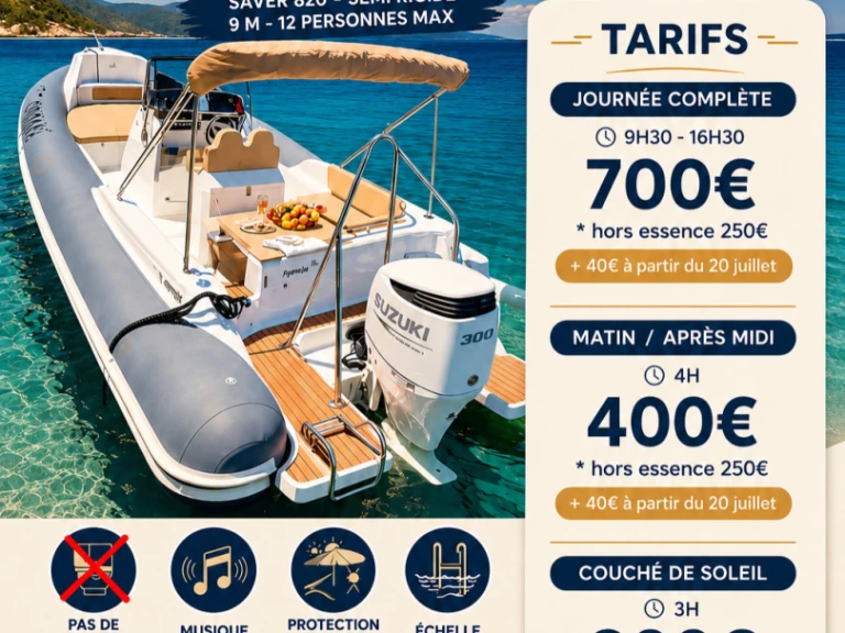 Alquiler de barcos Porto-Vecchio barato de Salpa Soleil 30